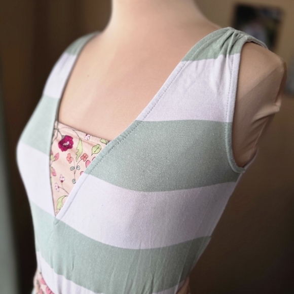 Matilda Jane Seaside Afternoon Striped Maxi Dress | Size XS (fits M) - Picture 4 of 12